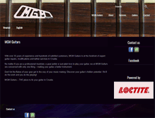 Tablet Screenshot of mgmguitars.com